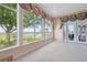 Bright sun room offering stunning water views and access to the outdoors at 1473 Sail Harbor Cir, Tarpon Springs, FL 34689