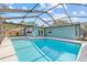 Private screened-in pool area for outdoor enjoyment at 155 Patty Ann Blvd, Palm Harbor, FL 34683