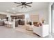 Open concept living area featuring a modern kitchen, with stylish furnishings and decor at 16177 Glowing Grove Ave, Odessa, FL 33556