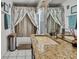 Bathroom featuring a sink, toilet, mirror, and bathtub at 279 Maple Ave, Palm Harbor, FL 34684