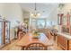 The dining area flows seamlessly into the living room at 3013 Appleblossom Trl, Spring Hill, FL 34606