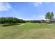Picturesque golf course view showcasing the lush green and water features on a sunny day at 3026 Wentworth Way, Tarpon Springs, FL 34688