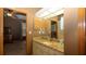 Bathroom features a granite countertop vanity and plenty of storage space at 4475 Rachel Blvd, Spring Hill, FL 34607