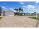 Long driveway leading to the garage and home at 5033 Cabrilla Ct, New Port Richey, FL 34652