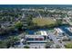 Aerial view of the community, showcasing a scenic canal with dock at 5640 Ferguson Ct # 2106, New Port Richey, FL 34652