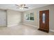 The entryway has a beautiful wooden door at 6104 Cork Ct, New Port Richey, FL 34653