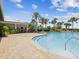 Resort-style community pool with comfortable lounge chairs and covered seating near the pool at 6229 Sea Air Dr, Apollo Beach, FL 33572