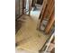 Bathroom tile ready for renovation with framed walls for a custom design at 8711 Cutlass Dr, Hudson, FL 34667