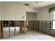 Bedroom ready for renovation, with a ceiling fan at 8711 Cutlass Dr, Hudson, FL 34667