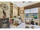 Stylish living room featuring tile floors, lots of natural light, and cozy furniture for relaxing at 10109 Holly Berry Dr, Spring Hill, FL 34613