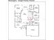 Detailed floor plan showcasing a spacious layout with a large Gathering room, kitchen, and a 3-car garage at 11253 Avalon Way, Spring Hill, FL 34609