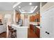 Modern kitchen with white countertops, stainless steel appliances, and ample cabinet space at 11949 Wexford Blvd, Spring Hill, FL 34609