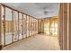 A room under construction showcases a view through exposed framework at 13815 Plumosa Ave, Hudson, FL 34667