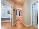 The home's hallway provides easy access to other bedrooms at 16022 Westerham Dr, Tampa, FL 33647