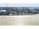 Aerial view of the home with beautiful beachfront access at 3461 Gum Dr, Weeki Wachee, FL 34607