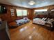 Bedroom featuring a boat shaped bed, bunk bed, and nautical themed bedding at 3461 Gum Dr, Weeki Wachee, FL 34607