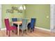 Cozy dining area featuring stylish chairs, wooden table, and modern decor for intimate meals at 6109 Japonica Ct, New Port Richey, FL 34655