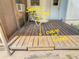 Outdoor deck with seating and easy access to the home at 6507 Ginny Dr, Port Richey, FL 34668