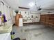 Spacious two-car garage with laundry sink at 7444 Candlelight Ct, New Port Richey, FL 34652