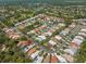 Birds eye view shows the location on a corner lot near the golf course at 9398 Mississippi Run, Weeki Wachee, FL 34613