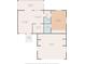 Detailed floor plan showcasing the layout of the home, including a spacious living room, sunroom, and garage at 11648 Boynton Ln # 39Gb, New Port Richey, FL 34654