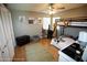 Bedroom with a bunk bed and decorations at 13100 Fish Cove Dr, Spring Hill, FL 34609