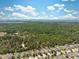 Wide aerial view of a neighborhood with large conservation area views from the yards at 18331 Waydale Loop, Hudson, FL 34667