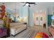 Inviting living room featuring tile floors, high ceilings, and neutral paint at 2924 Windridge Dr, Holiday, FL 34691