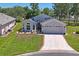 Charming single-story home with well-manicured lawn and attractive landscaping at 312 Barrington Ct, Spring Hill, FL 34609