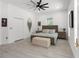 Bedroom features a ceiling fan, and bright decor at 3431 Saturn Rd, Brooksville, FL 34604