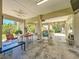 Open ground floor with ample seating and recreation space, perfect for relaxing or entertaining at 4514 Fishman Ave, Weeki Wachee, FL 34607