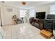 Well-lit bonus room with plenty of space and natural light from large windows at 5128 Perennial Dr, Holiday, FL 34690