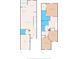 Floorplan showing the layout of the first and second stories at 5383 Companion Ln, Tampa, FL 33619
