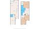 Floorplan showing the layout of the first and second stories at 5383 Companion Ln, Tampa, FL 33619