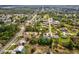 A residential area with well-maintained streets and green spaces, featuring a home with a screened-in pool at 5411 Joyner Ave, Spring Hill, FL 34608