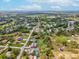 An elevated view shows a home's appealing location within a leafy neighborhood and close to a green golf course at 5411 Joyner Ave, Spring Hill, FL 34608