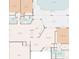 Detailed floor plan of a spacious home with a pool, screened porch, and multiple bedrooms and living areas at 5411 Joyner Ave, Spring Hill, FL 34608