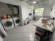 Spacious laundry room features modern appliances and ample counter space with exterior views at 5736 Colonial Dr, New Port Richey, FL 34653