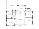 Detailed floor plan showcasing layout of bedrooms, bathrooms, kitchen, living spaces, screened porch and garage at 6431 Gainsboro Dr, Port Richey, FL 34668
