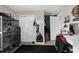 Bedroom with a large closet, vanity, and mirror, offering ample storage and a dedicated space for personal grooming at 951 Nodding Shade Dr, Brooksville, FL 34604