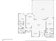 Floor plan of a home layout, showcasing primary bedroom, kitchen, and lanai pool at 1034 Aladdin Rd, Spring Hill, FL 34609