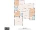 Detailed floor plan showcasing the layout of the home, including room dimensions and square footage at 10641 Timber Ln, Port Richey, FL 34668