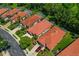 Desirable neighborhood featuring single-Gathering homes with mature landscaping, pools, and well-maintained streets at 1171 Dartford Dr, Tarpon Springs, FL 34688