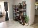 Sitting room showcases stylish shelving, providing storage and display space, adding personality to the living area at 13111 Sheridan Dr, Hudson, FL 34667