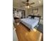 Sunlit main bedroom featuring hardwood floors and a comfortable, inviting ambiance at 13111 Sheridan Dr, Hudson, FL 34667