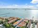 Bird's eye view of the community, showing rooftops and nearby waterways at 1340 Bayshore Blvd # 411, Dunedin, FL 34698
