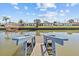 This home boasts a private dock and direct access to serene waterfront views at 13632 Britton Dr, Hudson, FL 34667
