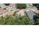 An aerial view shows this home is on a quiet street and has close access to a golf course at 15038 Tamarind Loop, Spring Hill, FL 34609