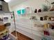 Pantry showcasing an organized space with wire shelving, holding various food items and household supplies at 15585 Rene Ct, Brooksville, FL 34604