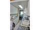 Galley kitchen with sleek cabinetry, ample counter space and easy access to bedroom at 1881 Mazo Mnr # I-6, Lutz, FL 33558